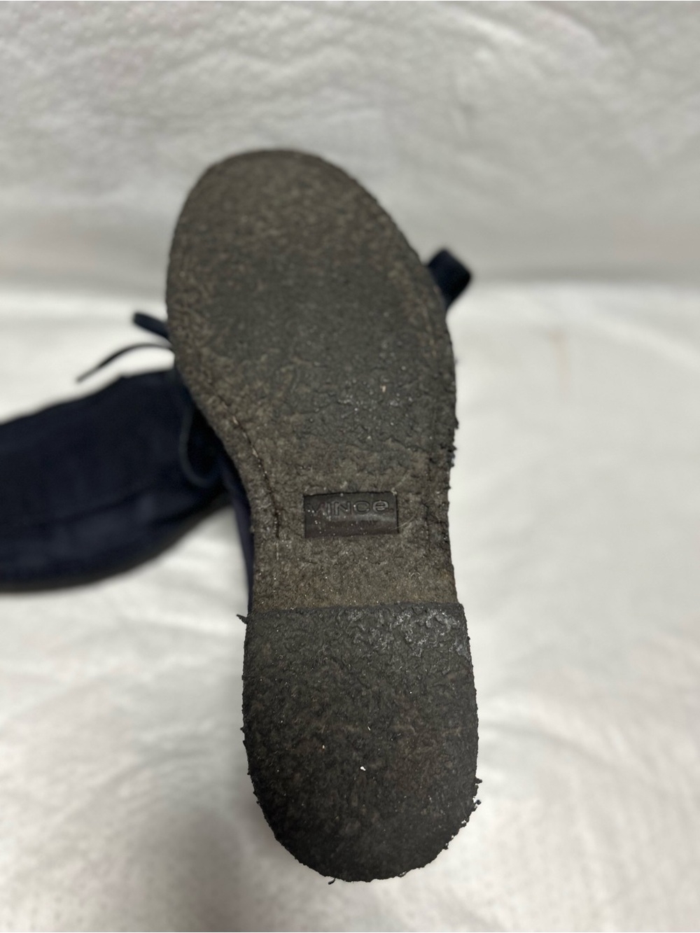 Men's Vince Navy Suede Chukka Boots - Picture 11 of 11